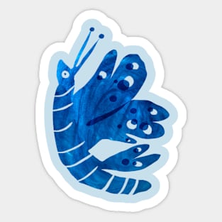 Blue butterfly Sticker